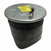 Пневмоподушка без стакана 1 шп. M12 1 шт. M16 смещ.35 MAN TGA Turtech | ТопДизель