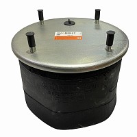 Пневмоподушка без стакана 4 шпильки M12 1 отверстие-штуцер M22 SAF/ROR/Trailor/Volvo Connect | ТопДизель