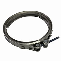 Хомут промежуточной трубы глушителя круглый зажим болтом DAF 95XF 95.380-480 Dinex | ТопДизель