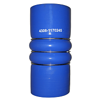 Патрубок интеркулера D=75 L=165 Камаз Силко | ТопДизель