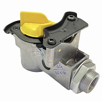 Соединительная головка желтая без клапана со встроеным фильтром M16x1.5 Mercedes Benz/MAN/Scania/BPW Knorr | ТопДизель