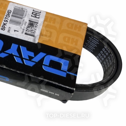 8PK970HD Ремень поликлиновой 8PK970 Volvo FH12/FH16 Dayco купить рис.2