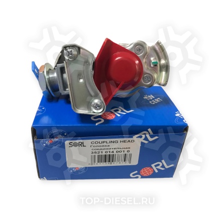 35210140010 Головка соединительная красная M16x1.5 с фильтром на прицеп Sorl купить