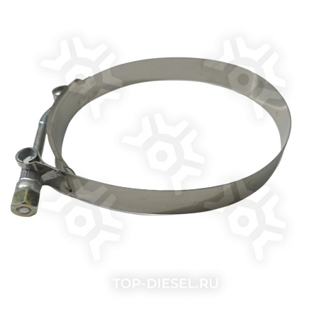 DZ9114540316 Хомут гофры выхлопной системы Shaanxi Howo купить рис.2