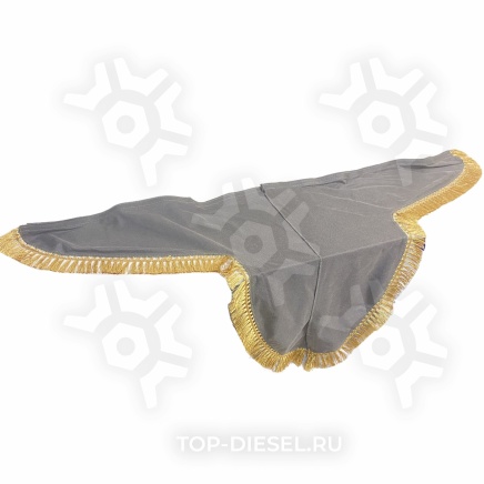 10812 Ламбрекен лобового стекла угол VOLVO (польская ткань) Серый ДП купить рис.2