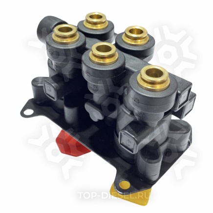 TBC3548SA10 Кран стояночного тормоза красный+желтый International/Freightliner Taboc купить рис.2