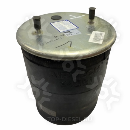 120762 Пневмоподушка без стакана 2 шпильки M12 1 отверстие-штуцер M22 BPW Airtech купить