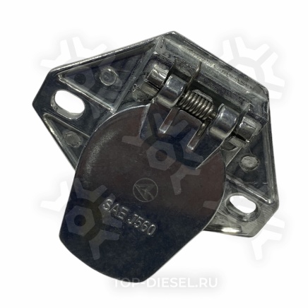 1791017 Розетка 7/7 металлическая соединение фишковое 12V Sterling Freightliner International Automann купить рис.2