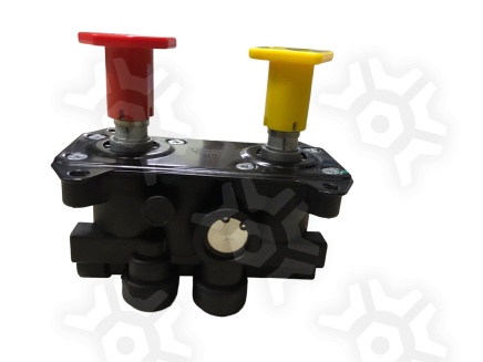 TBC35480200010 Кран стояночного тормоза красный+желтый Freightliner/International Taboc купить рис.2