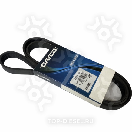 6PK1740 Ремень поликлиновой генератор кондиционер 6PK1740 Cummins ISX Freightliner Dayco купить рис.2